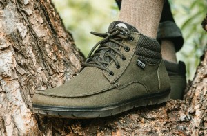 Lems Boulder Boot Mid Vegan Men Barefoot Shoes Green | ZYF-89996