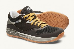 Lems Trailhead Women's Hiking Shoes Dark Grey / Yellow | URX-97940