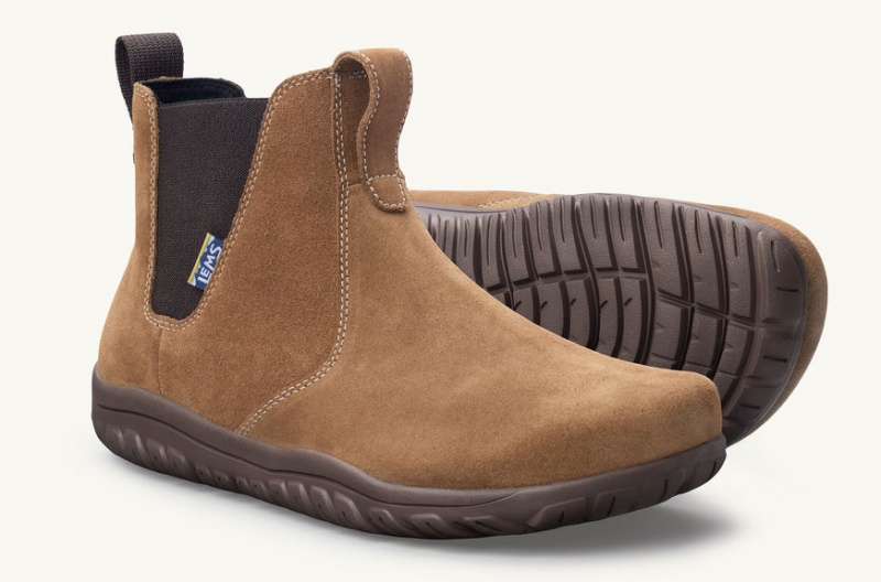 Lems Chelsea Boot Men Trail Shoes Brown | BEY-11064