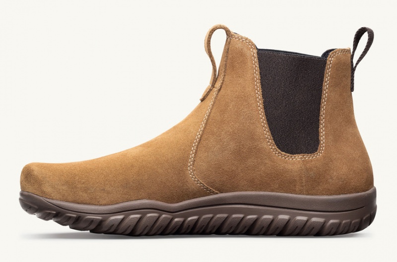 Lems Chelsea Boot Men Trail Shoes Brown | BEY-11064