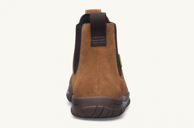 Lems Chelsea Boot Men Trail Shoes Brown | BEY-11064