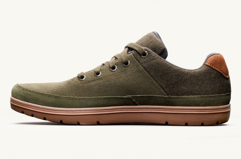 Lems Chillum Men's Shoes Olive | OQQ-24409