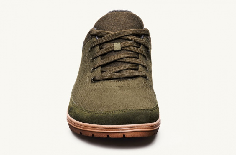 Lems Chillum Men's Shoes Olive | OQQ-24409