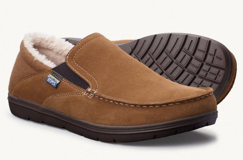 Lems Drifter Fur Men Barefoot Shoes Brown | QDP-71246