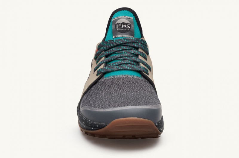 Lems Mesa Barefoot Shoes Beige / Turquoise | VAM-79549