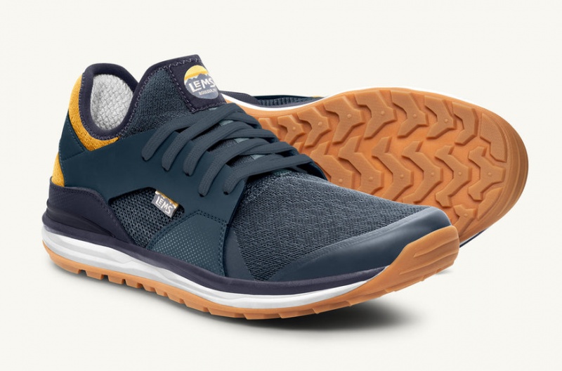 Lems Mesa Barefoot Shoes Dark Blue | TQV-01584