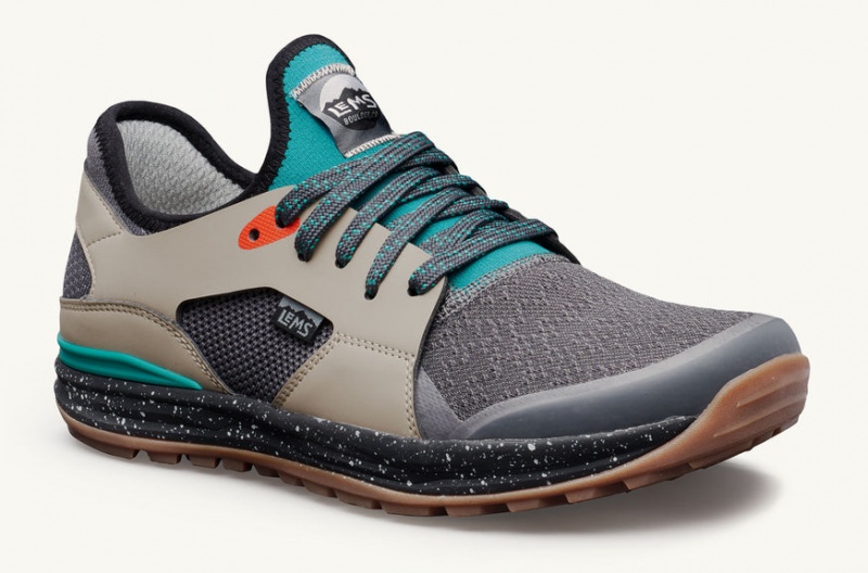 Lems Mesa Trail Shoes Beige / Turquoise | YIF-79477