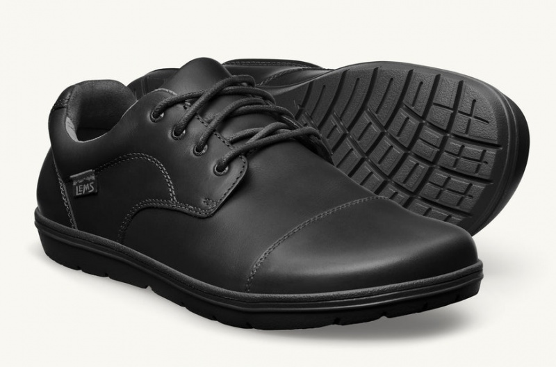 Lems Nine2Five Dress Shoes Black | DPS-34713