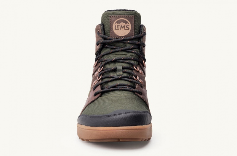 Lems Outlander Waterproof Boot Hiking Boots Green / Copper | BLG-66680