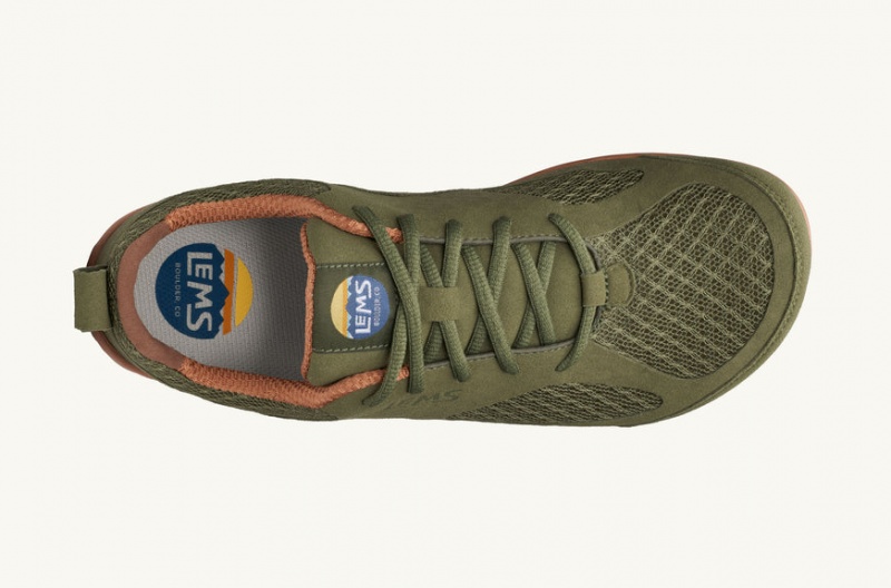 Lems Primal 2 Barefoot Shoes Olive | HBZ-45723