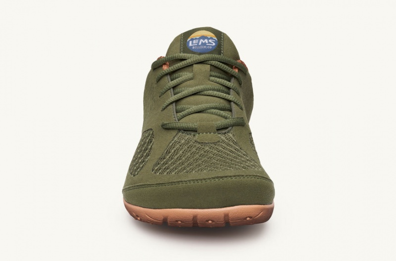 Lems Primal 2 Barefoot Shoes Olive | HBZ-45723