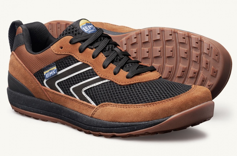 Lems Primal Pursuit Trail Shoes Brown / Black | ZAW-10769