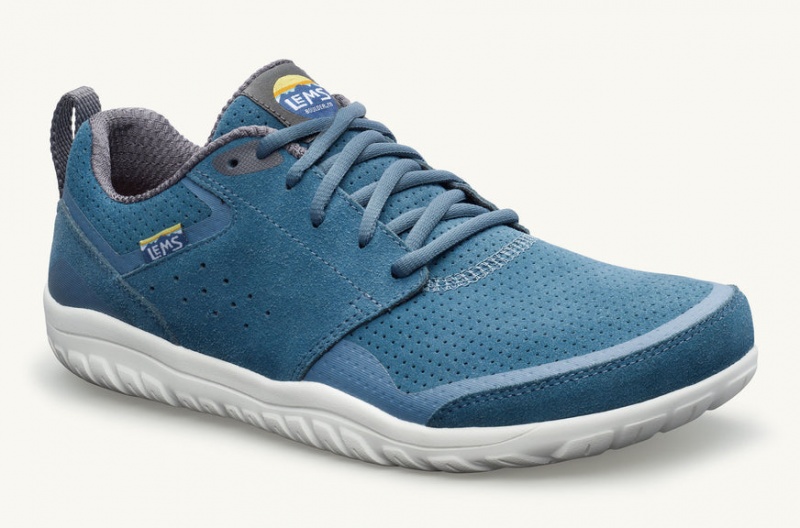 Lems Primal Zen Suede Women's Sneakers Blue | ZSW-65441