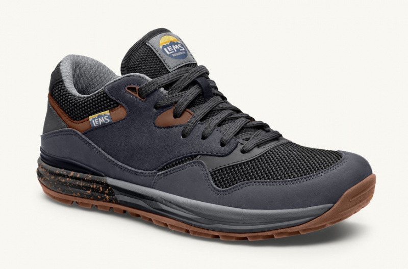 Lems Trailhead Hiking Shoes Dark Grey | ZEV-93379